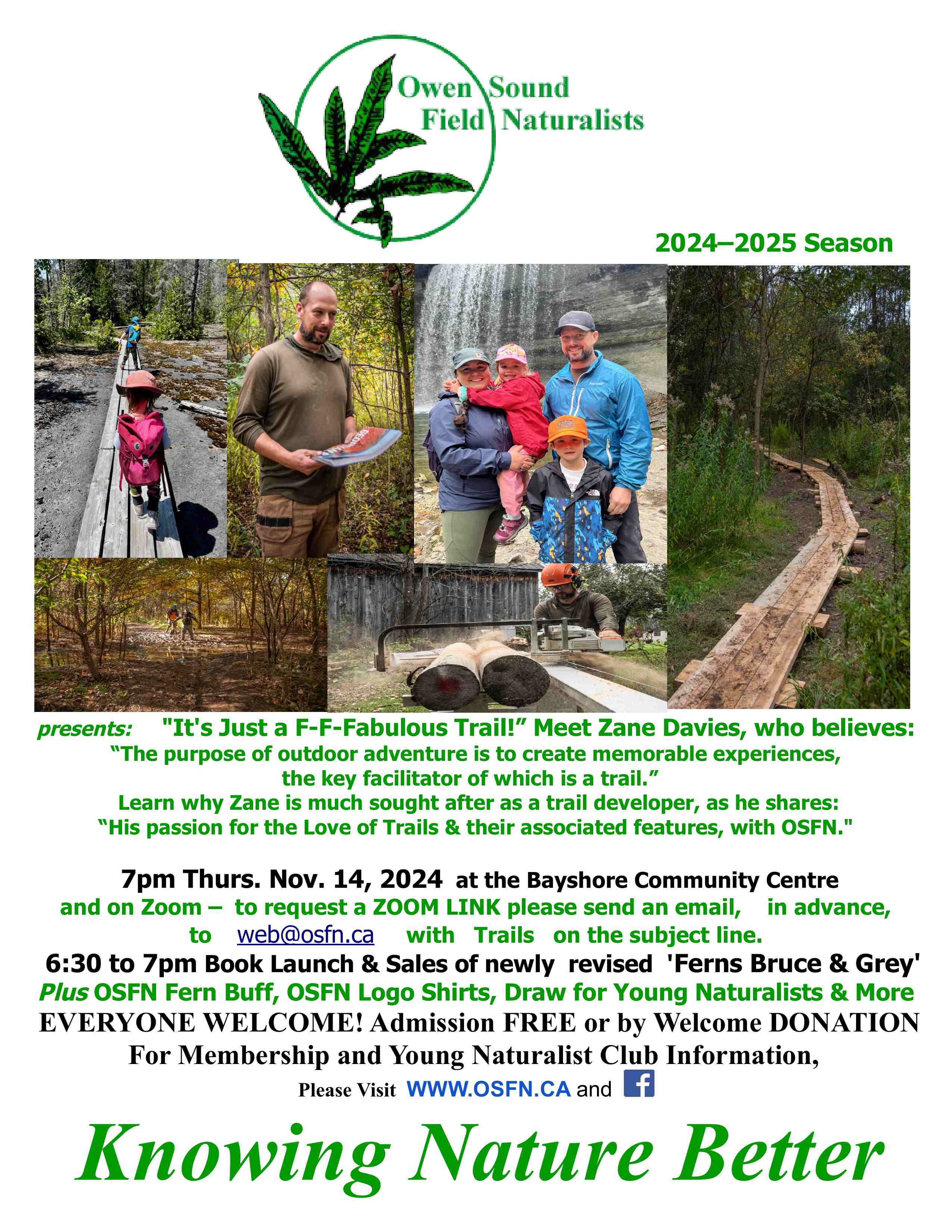 Event image Owen Sound Field Naturalists Monthly Lecture